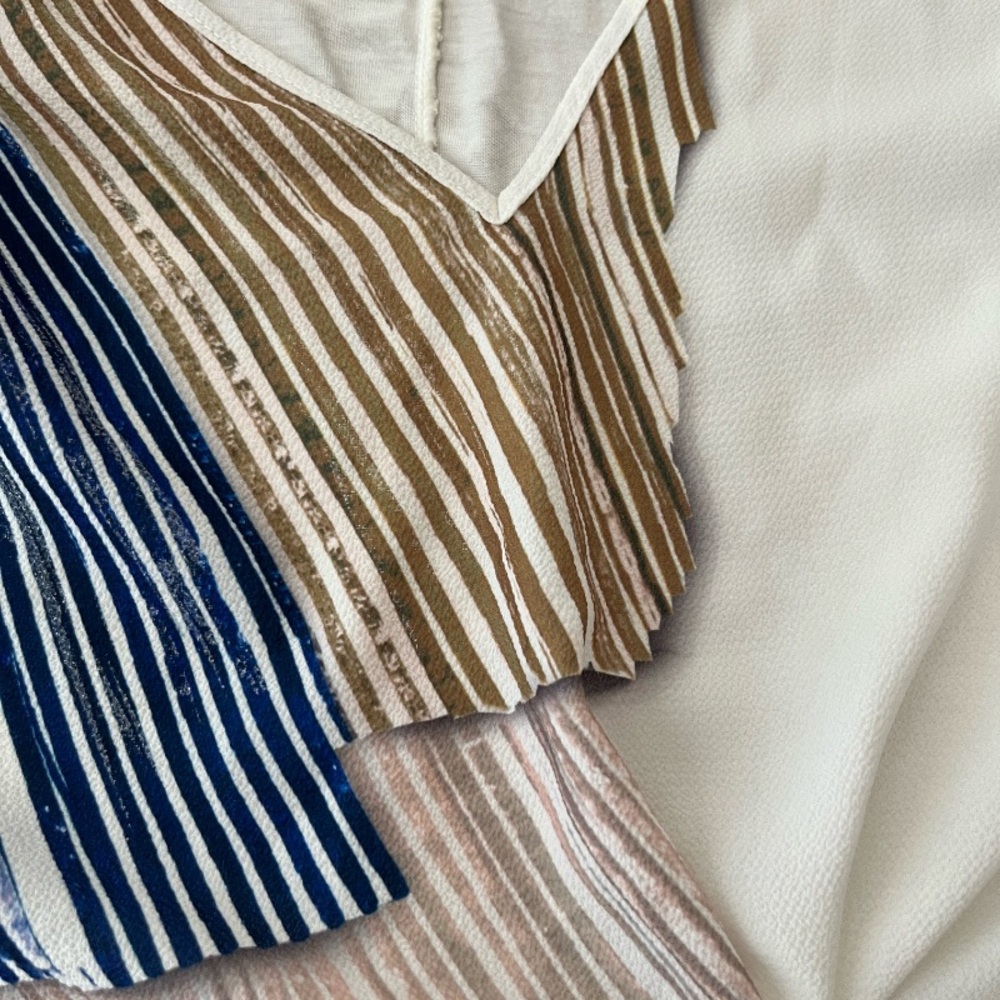 Zara W Collection Ivory Art to Wear Short Sleeved Top - Picture 3 of 6